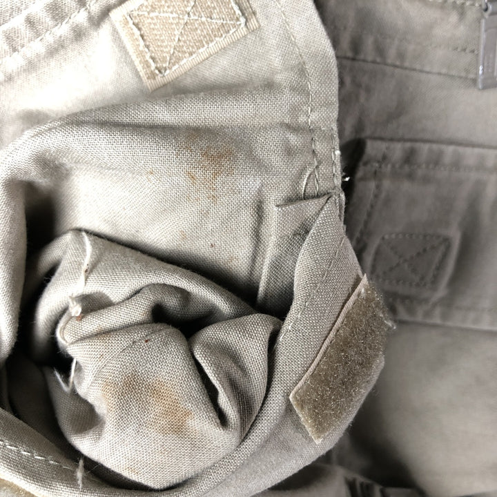Vintage 90'S LLBean padded safari vest, size M, women's cotton Khaki type Vintage Second Hand