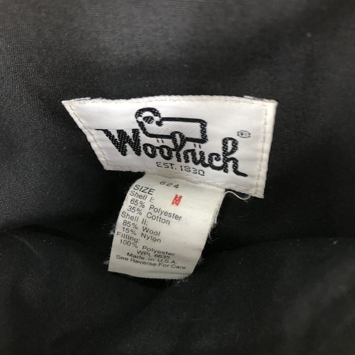 70'S WOOLRICH Check Pattern Reversible Padded Vest Made in USA Men's M Vintage /eaa497486