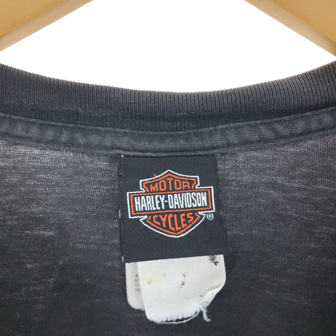 Harley-Davidson Back Print Long T-Shirt Long T Men's XL /eaa497503