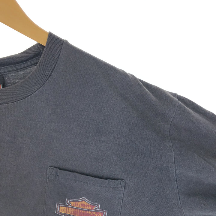 Harley-Davidson Back Print Long T-Shirt Long T Men's XL /eaa497503