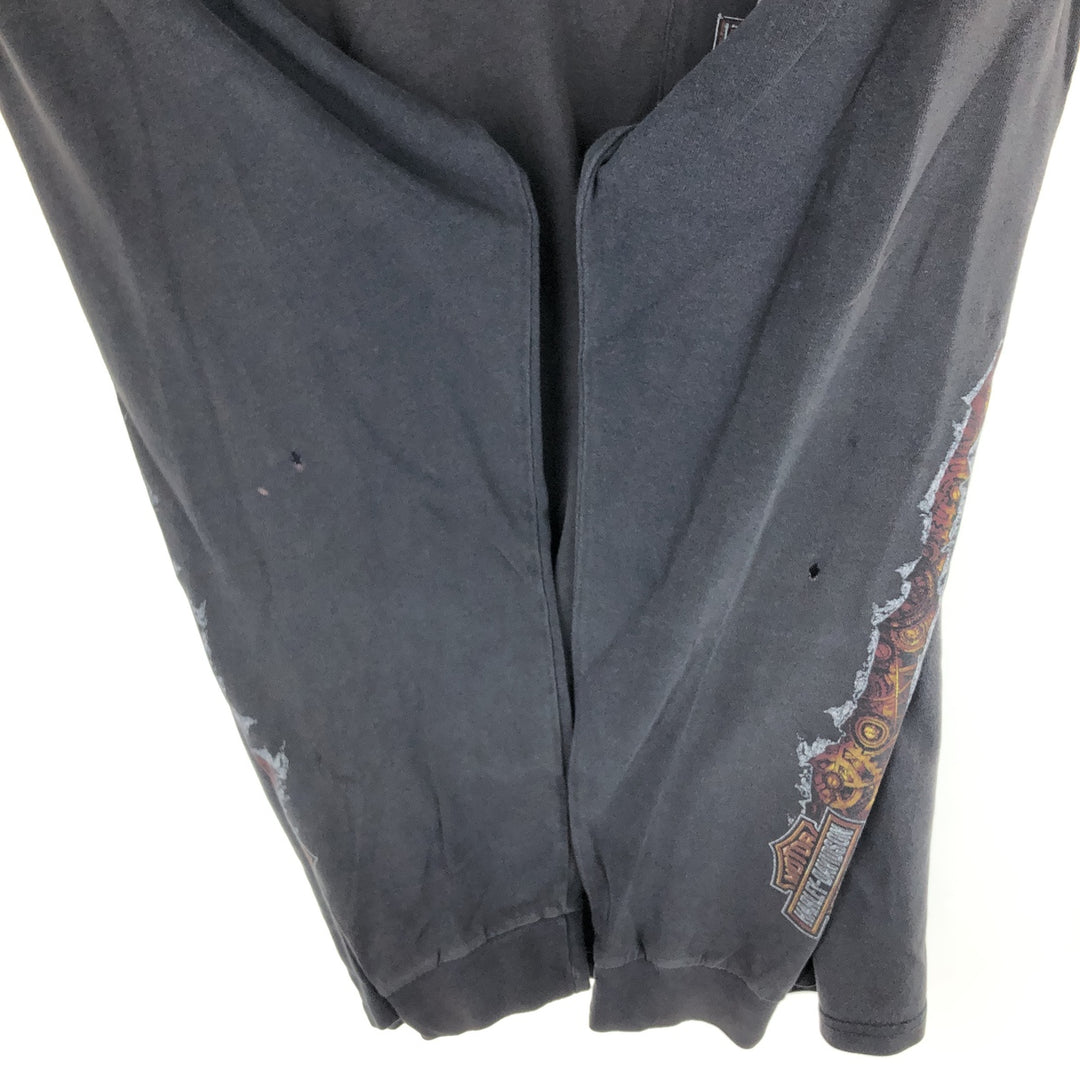 Harley-Davidson Back Print Long T-Shirt Long T Men's XL /eaa497503