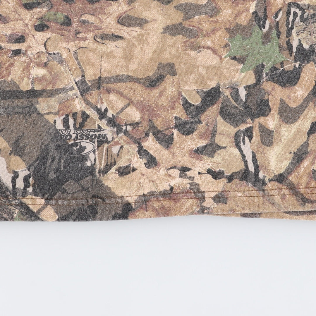 Jerzees Realtree Camo Long Sleeve T-Shirt, Men's XL cotton Khaki type Vintage Second Hand