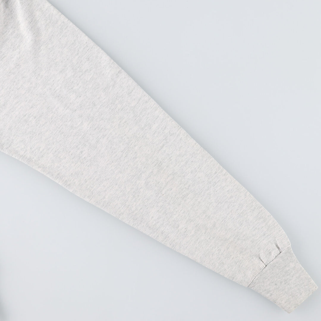 90'S Fruit of the Loom Long Sleeve T-Shirt, Made in USA, Men's Size L, Vintage cotton gray type Vintage Second Hand