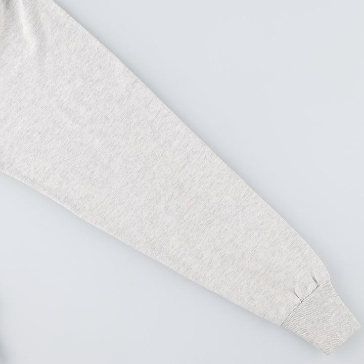 90'S Fruit of the Loom Long Sleeve T-Shirt, Made in USA, Men's Size L, Vintage cotton gray type Vintage Second Hand