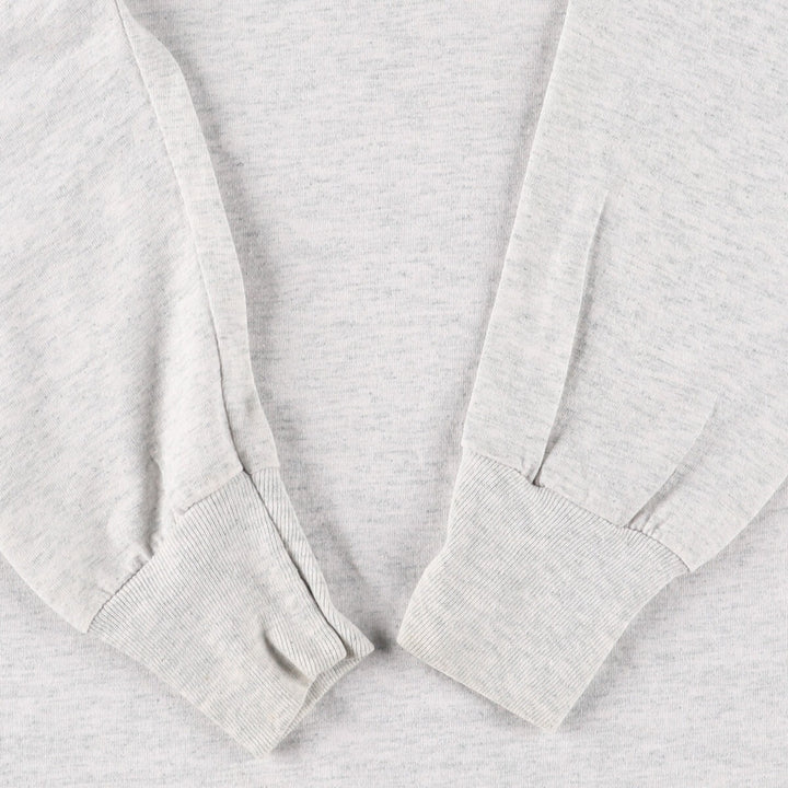 90'S Fruit of the Loom Long Sleeve T-Shirt, Made in USA, Men's Size L, Vintage cotton gray type Vintage Second Hand