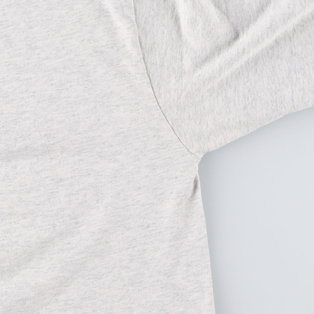 90'S Fruit of the Loom Long Sleeve T-Shirt, Made in USA, Men's Size L, Vintage cotton gray type Vintage Second Hand