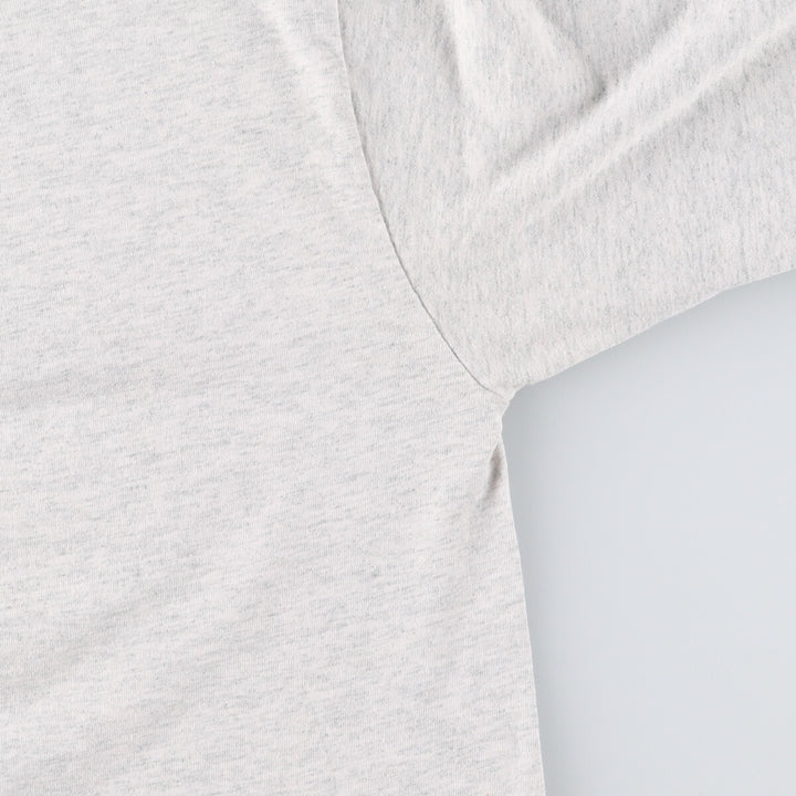 90'S Fruit of the Loom Long Sleeve T-Shirt, Made in USA, Men's Size L, Vintage cotton gray type Vintage Second Hand