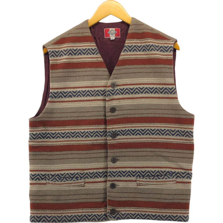 CIAO Native Border Vest Made in Italy Men's L size /eaa497652