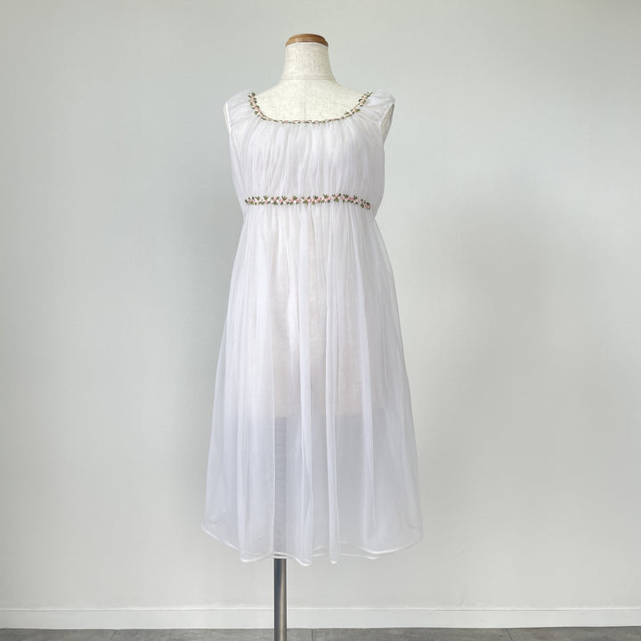 Sleeveless tulle flare dress for women, size M / eaa497708