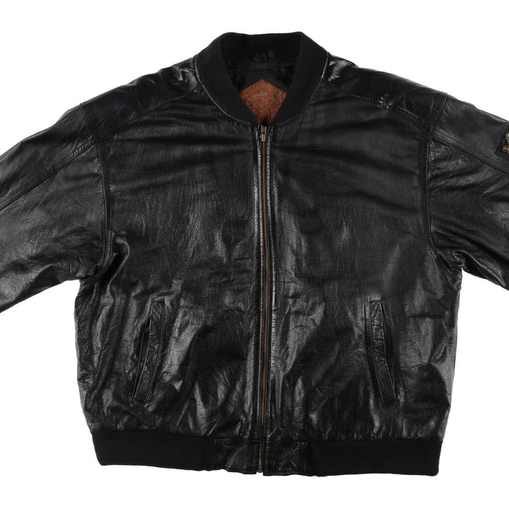 WEEKENDO Leather Blouson Men's Size L /eaa497727