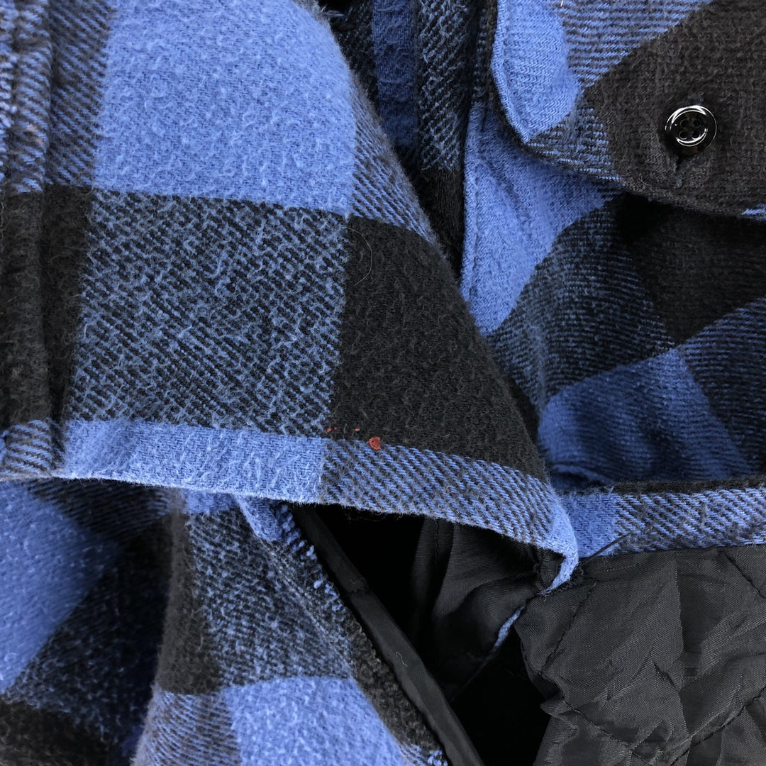 90'S Five Brother Buffalo Check Long Sleeve Flannel Check Shirt Men's XL Vintage /eaa497757