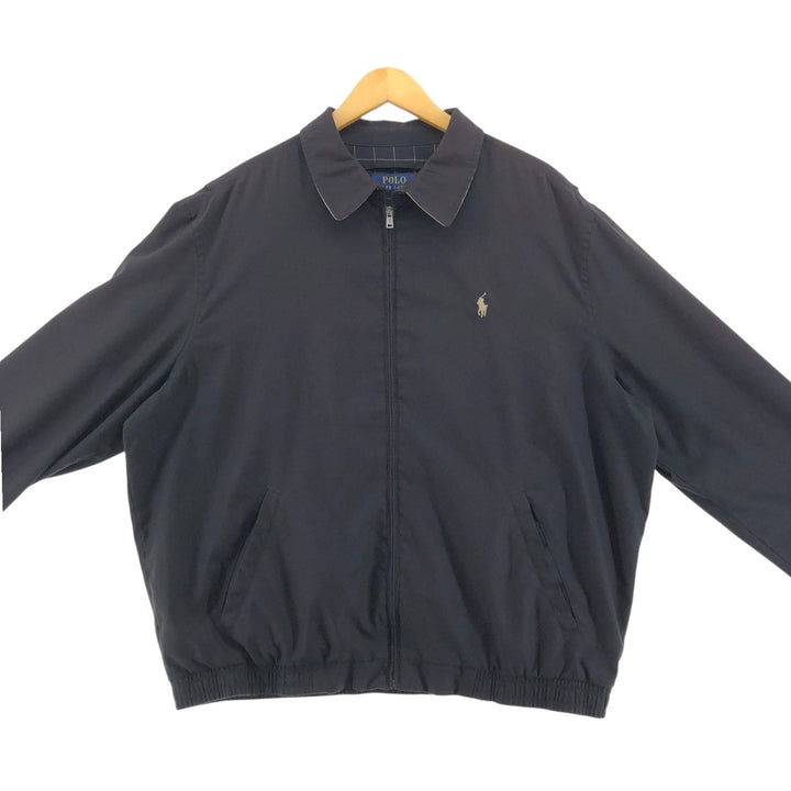 Ralph Lauren POLO RALPH LAUREN Swing Top Sports Jacket Men's XL polyester black type Vintage Second Hand