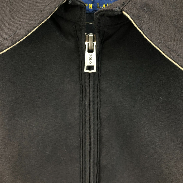 Ralph Lauren POLO RALPH LAUREN Swing Top Sports Jacket Men's XL polyester black type Vintage Second Hand
