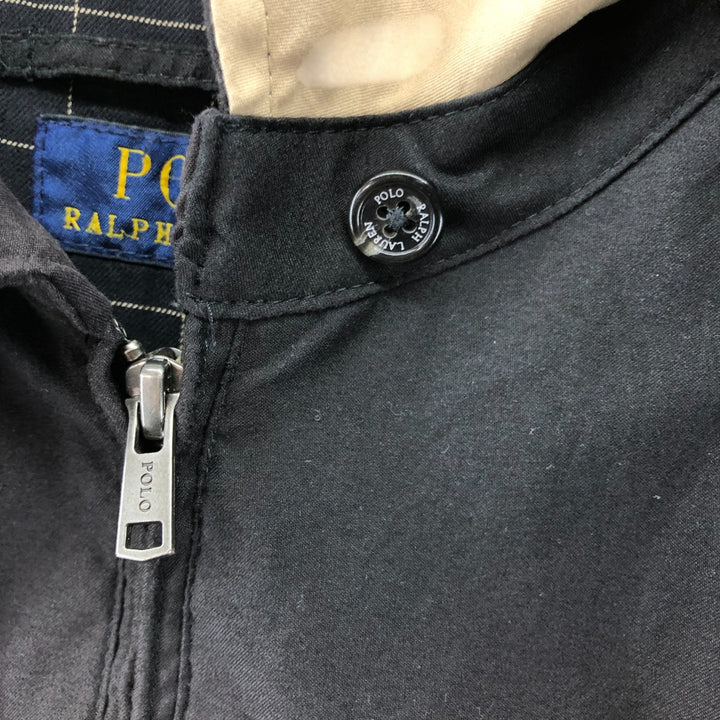 Ralph Lauren POLO RALPH LAUREN Swing Top Sports Jacket Men's XL polyester black type Vintage Second Hand