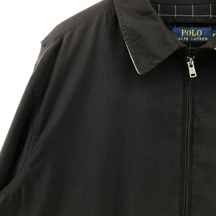 Ralph Lauren POLO RALPH LAUREN Swing Top Sports Jacket Men's XL polyester black type Vintage Second Hand