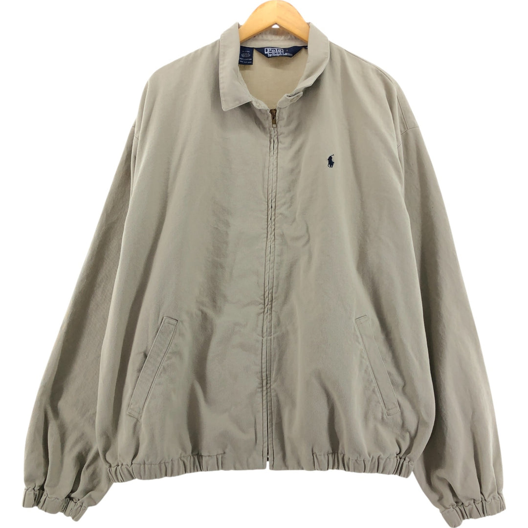 Ralph Lauren POLO by Ralph Lauren Swing Top Sports Jacket Men's XL cotton Beige type Vintage Second Hand