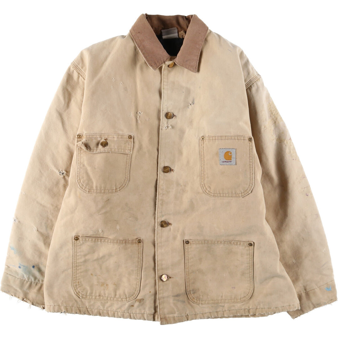 Carhartt Michigan Chore Coat Duck Coverall Men's L size / eaa497783