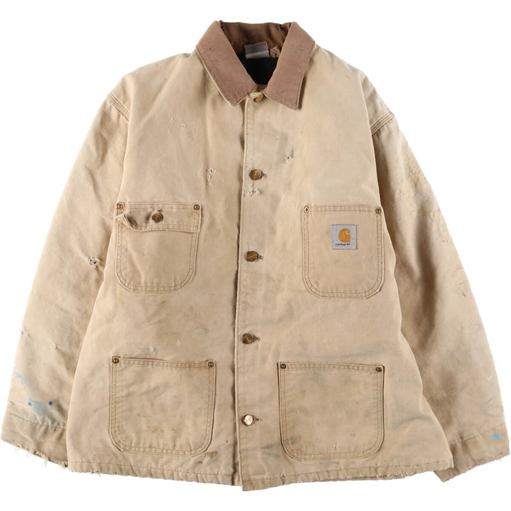 Carhartt Michigan Chore Coat Duck Coverall Men's L size / eaa497783