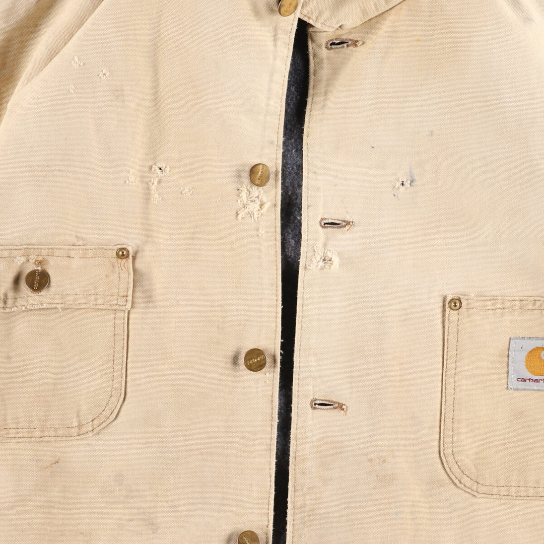 Carhartt Michigan Chore Coat Duck Coverall Men's L size / eaa497783