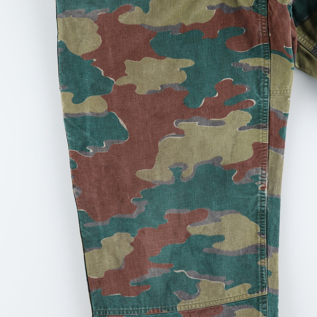 Genuine Belgian military M-58 camouflage pattern double knee jigsaw camo military pants for men size W36 / eaa497816