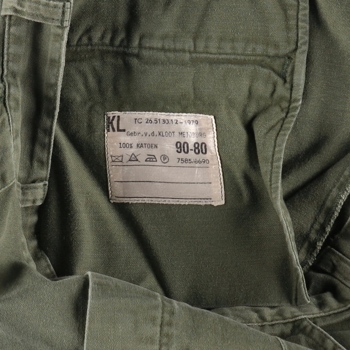 Dutch military genuine knife pants, military cargo pants, combat pants, 90-80, men's w32 equivalent, vintage /eaa497834