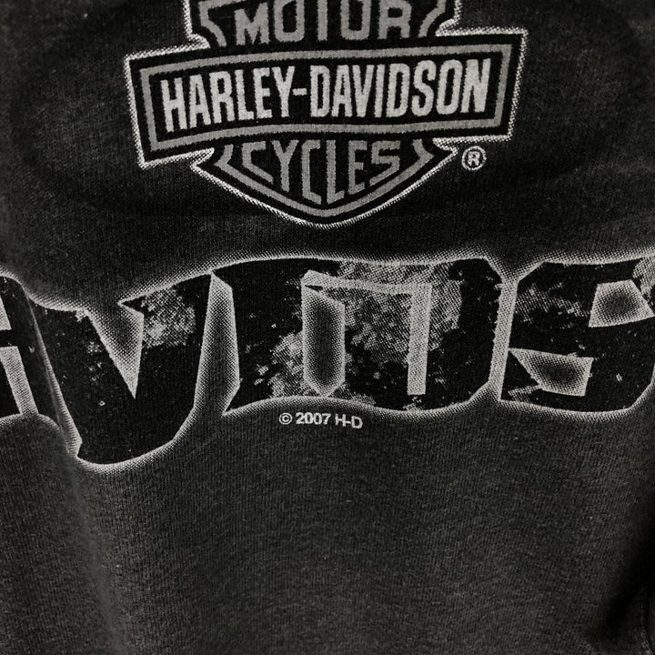 00'S Harley-Davidson Long Sleeve T-Shirt Made in USA Men's XL cotton gray type Vintage Second Hand