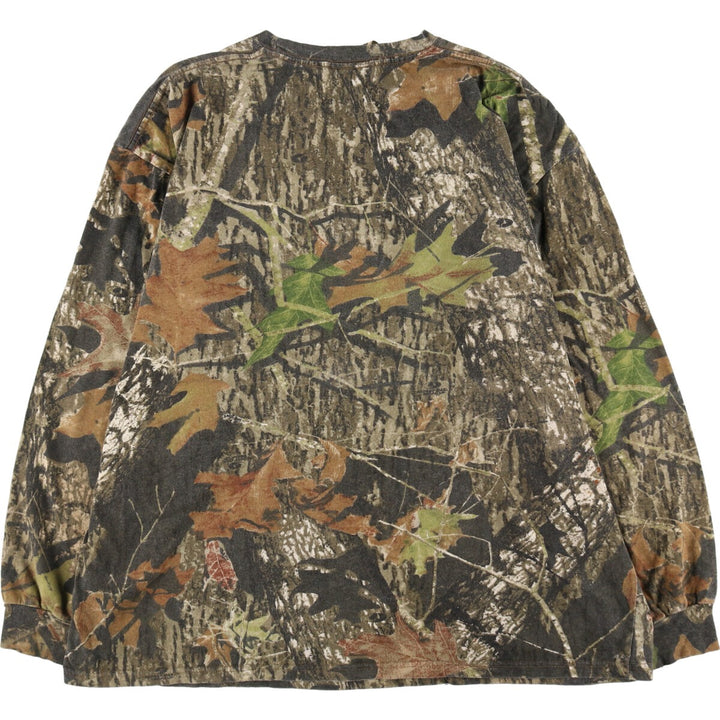 Russell Camouflage Pattern Real Tree Camo Long T-Shirt Long T Men's XXL / eaa497844