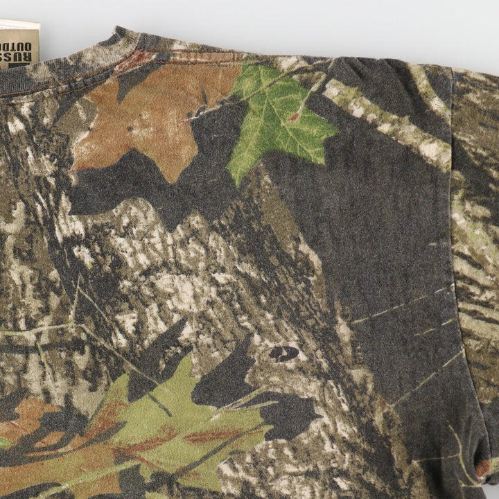 Russell Camouflage Pattern Real Tree Camo Long T-Shirt Long T Men's XXL / eaa497844