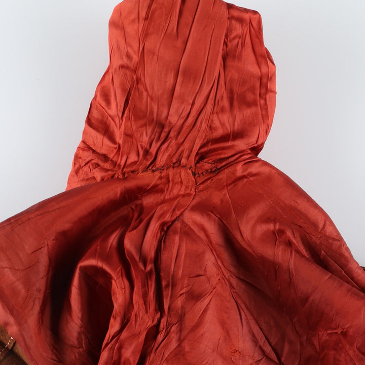 Sears suede leather half coat, women's size M, vintage Genuine Leather Cowhide Suede Leather brown type Vintage Second Hand