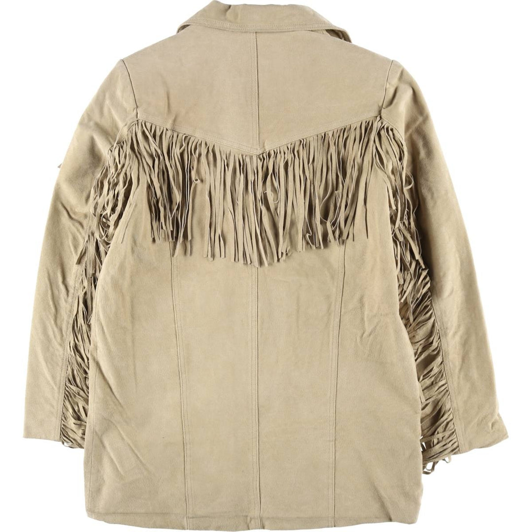 FORENZA fringed suede leather tailored jacket, men's size M / eaa498112