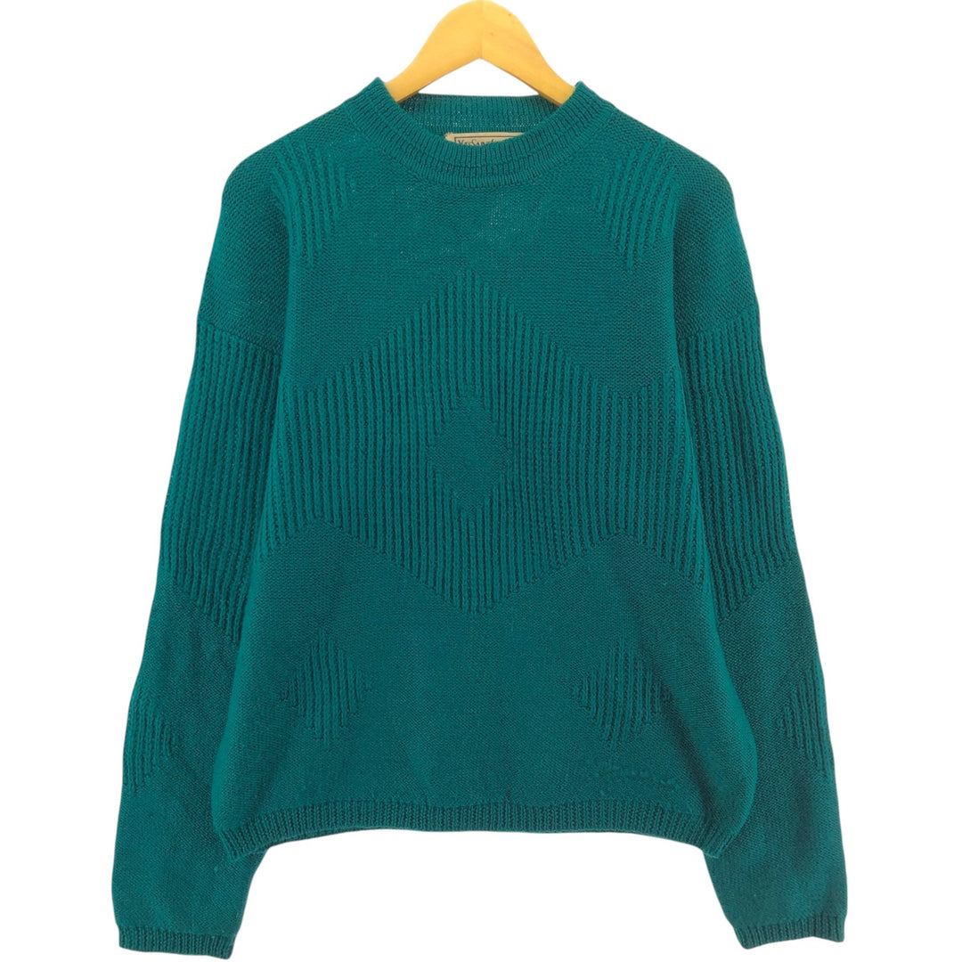Yves Saint Laurent Ribbed High Neck Wool Knit Sweater Men's M Size Vintage / eaa498232