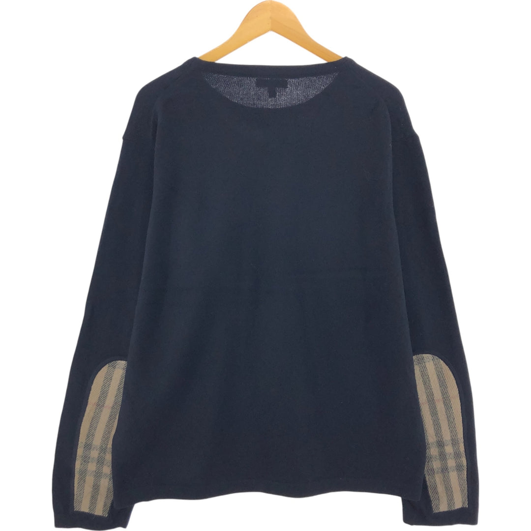 Burberry's LONDON Lambswool Knit Sweater Made in Italy Men's XL /eaa498235