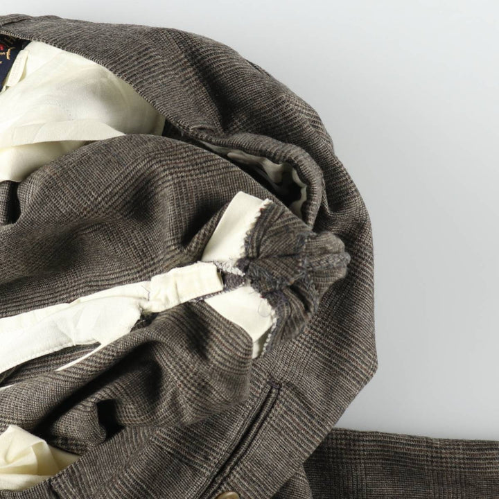 00'S Tommy Hilfiger Check Pattern Glen Check Two-pleat Wool Pants Slacks Men's W35 equivalent / eaa498278