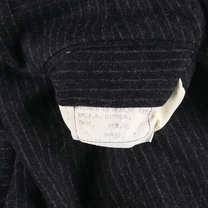 Stripe Pattern One-tuck Wool Pants Slacks Men's W32 Vintage /eaa498299