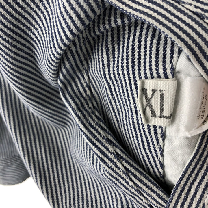 DIESEL WORK WEAR Hickory Stripe Reversible Denim Work Jacket Made in Italy Men's XL /eaa498325