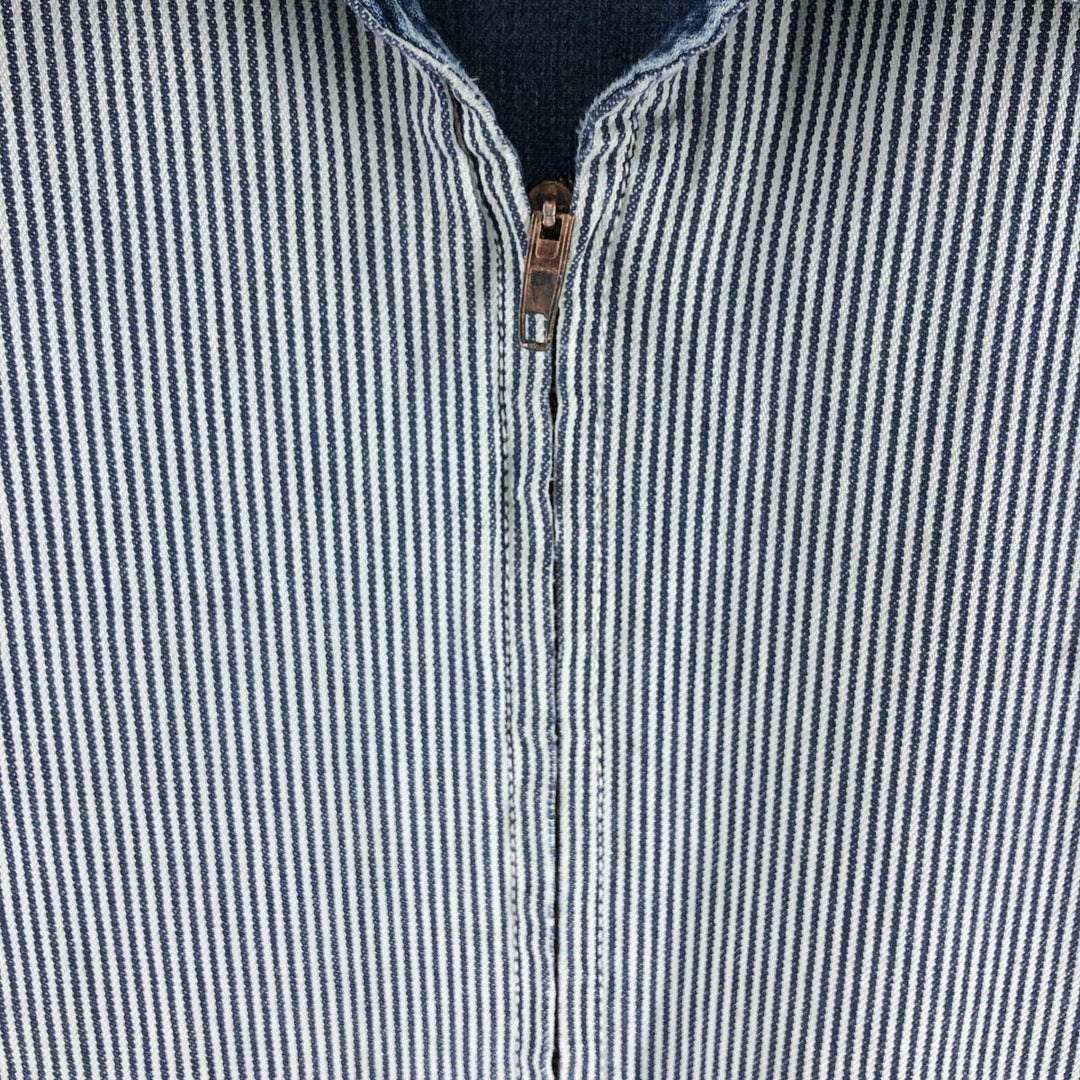 DIESEL WORK WEAR Hickory Stripe Reversible Denim Work Jacket Made in Italy Men's XL /eaa498325