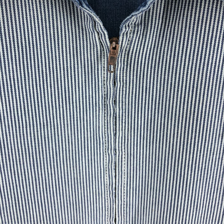 DIESEL WORK WEAR Hickory Stripe Reversible Denim Work Jacket Made in Italy Men's XL /eaa498325