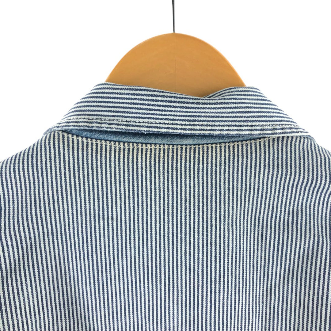 DIESEL WORK WEAR Hickory Stripe Reversible Denim Work Jacket Made in Italy Men's XL /eaa498325