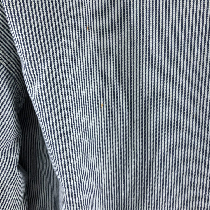 DIESEL WORK WEAR Hickory Stripe Reversible Denim Work Jacket Made in Italy Men's XL /eaa498325