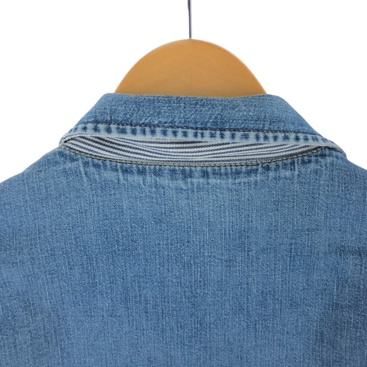 DIESEL WORK WEAR Hickory Stripe Reversible Denim Work Jacket Made in Italy Men's XL /eaa498325