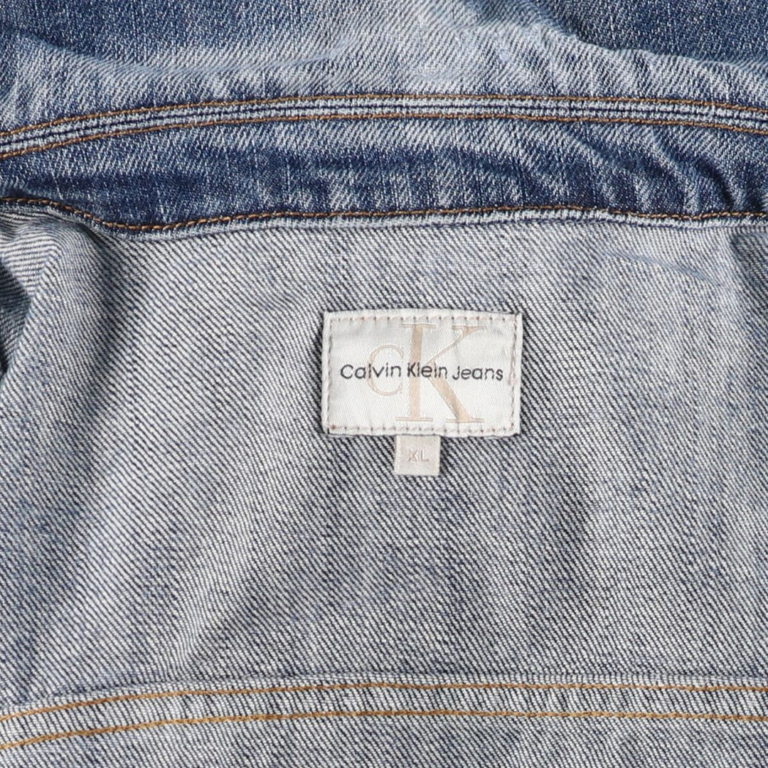 90s~00'S Calvin Klein JEANS denim jacket G-jacket Men's XL equivalent /eaa498373