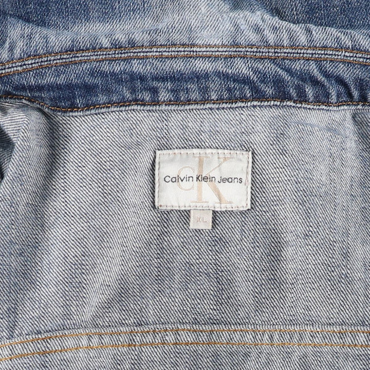 90s~00'S Calvin Klein JEANS denim jacket G-jacket Men's XL equivalent /eaa498373