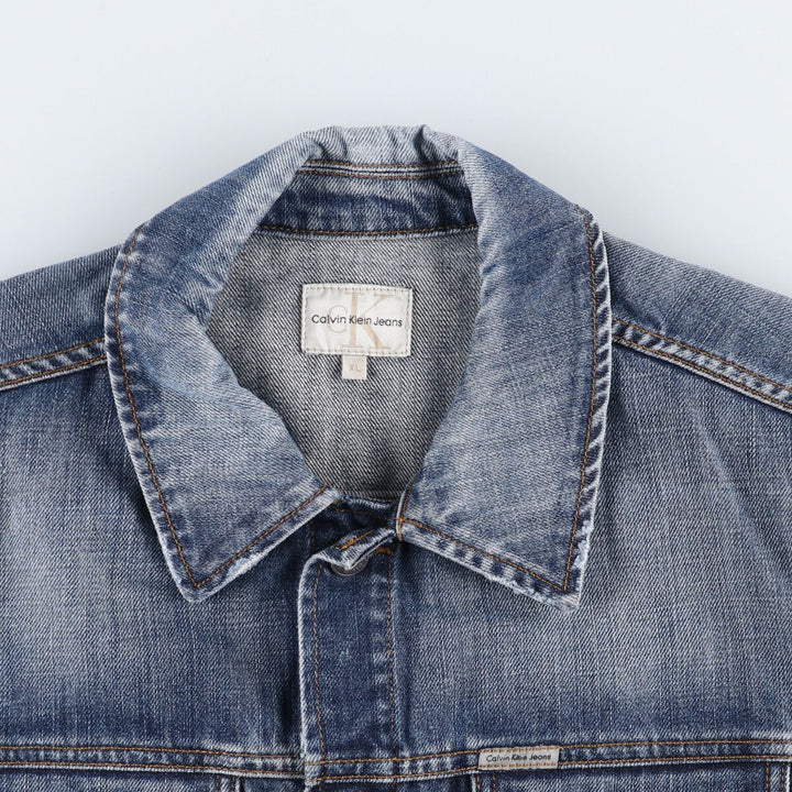 90s~00'S Calvin Klein JEANS denim jacket G-jacket Men's XL equivalent /eaa498373