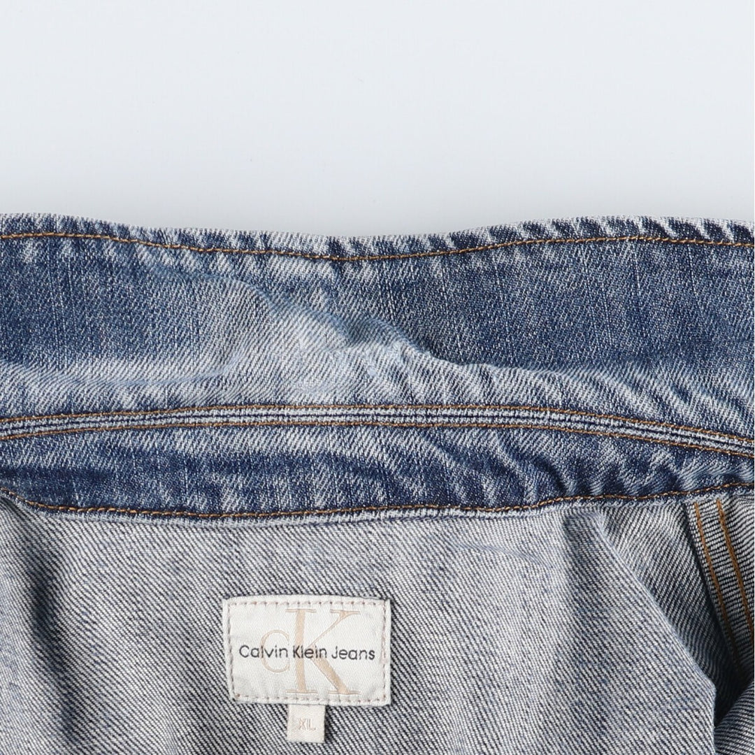 90s~00'S Calvin Klein JEANS denim jacket G-jacket Men's XL equivalent /eaa498373