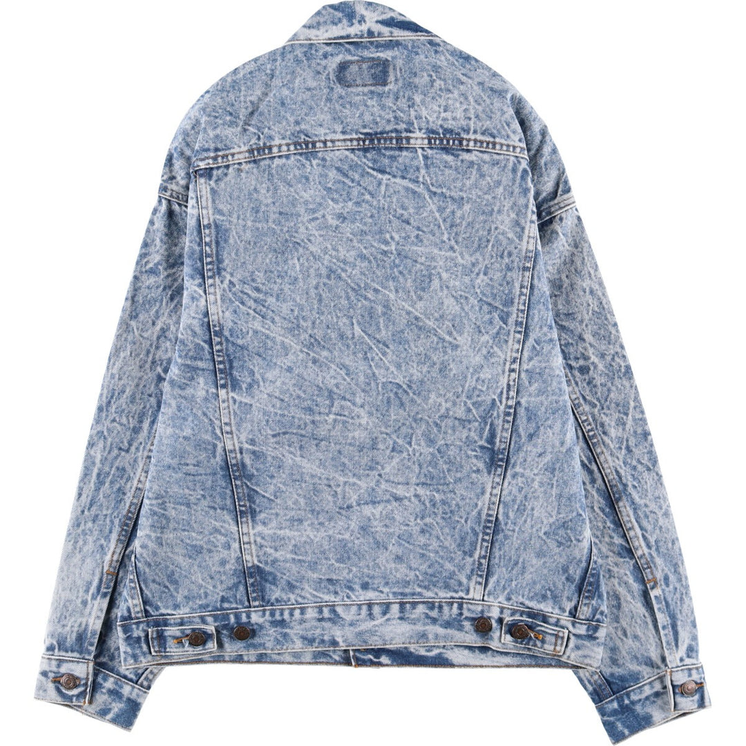 80'S Levi's 70507-0219 Chemical Wash Denim Jacket, Jean Jacket, Made in USA, Men's M, Vintage /eaa498379
