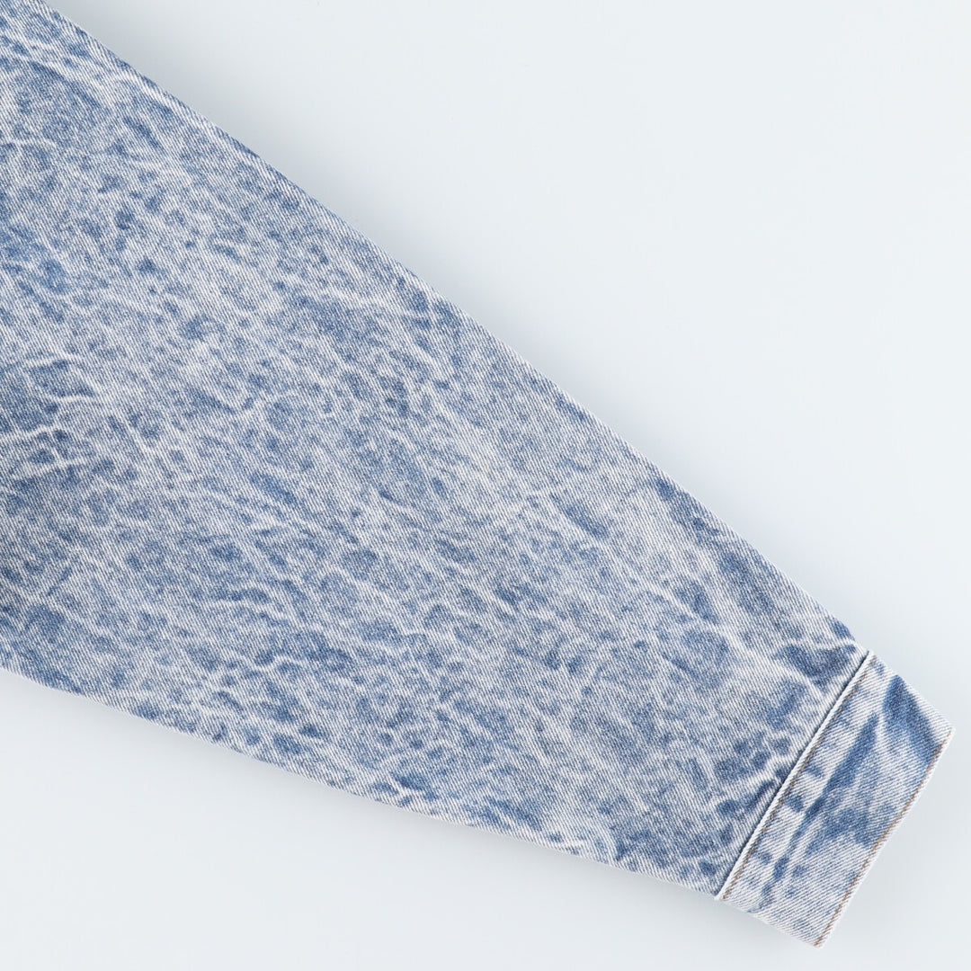 80'S Levi's 70507-0219 Chemical Wash Denim Jacket, Jean Jacket, Made in USA, Men's M, Vintage /eaa498379