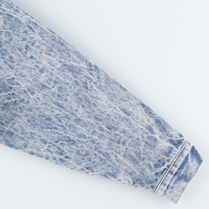 80'S Levi's 70507-0219 Chemical Wash Denim Jacket, Jean Jacket, Made in USA, Men's M, Vintage /eaa498379