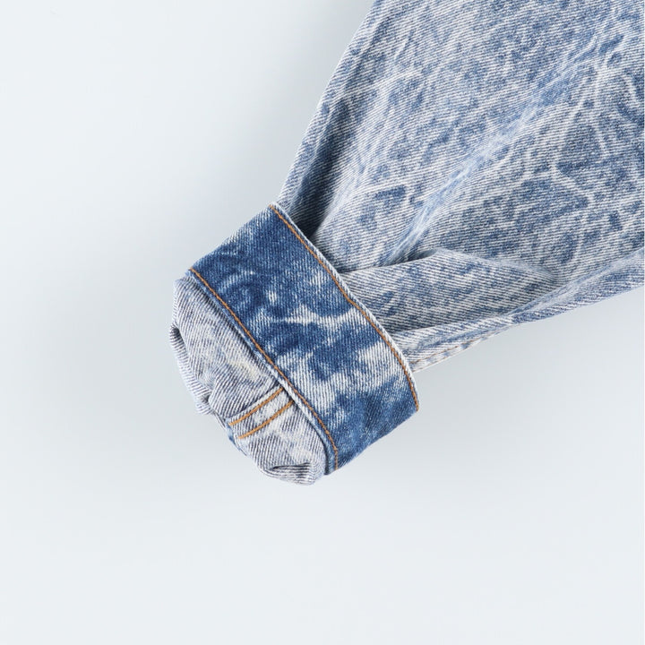 80'S Levi's 70507-0219 Chemical Wash Denim Jacket, Jean Jacket, Made in USA, Men's M, Vintage /eaa498379