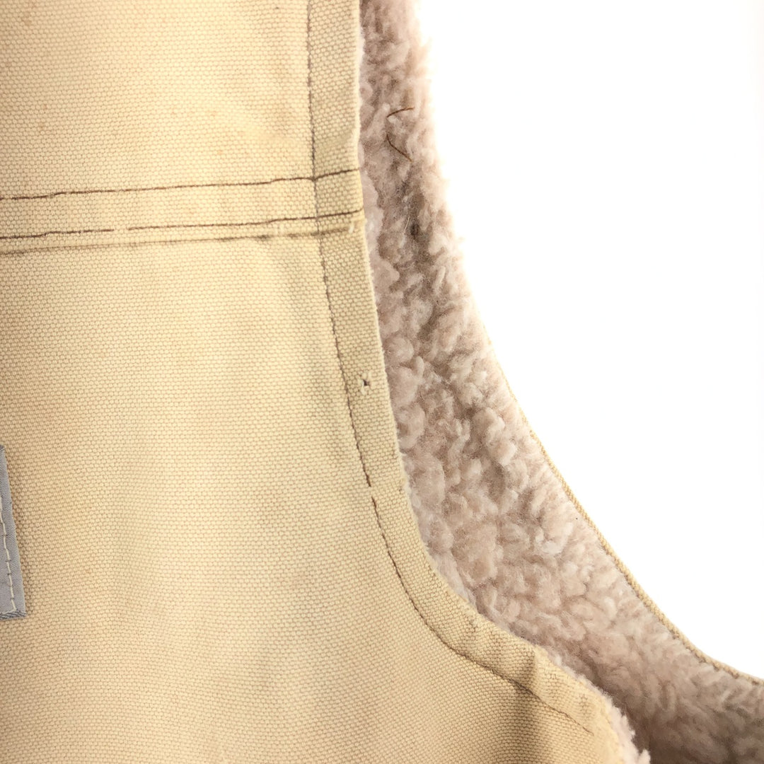 Carhartt Duck Vest, Made in USA, Men's Size M unclear Beige type Vintage Second Hand