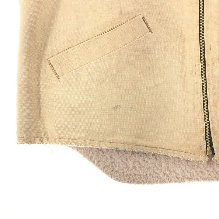 Carhartt Duck Vest, Made in USA, Men's Size M unclear Beige type Vintage Second Hand
